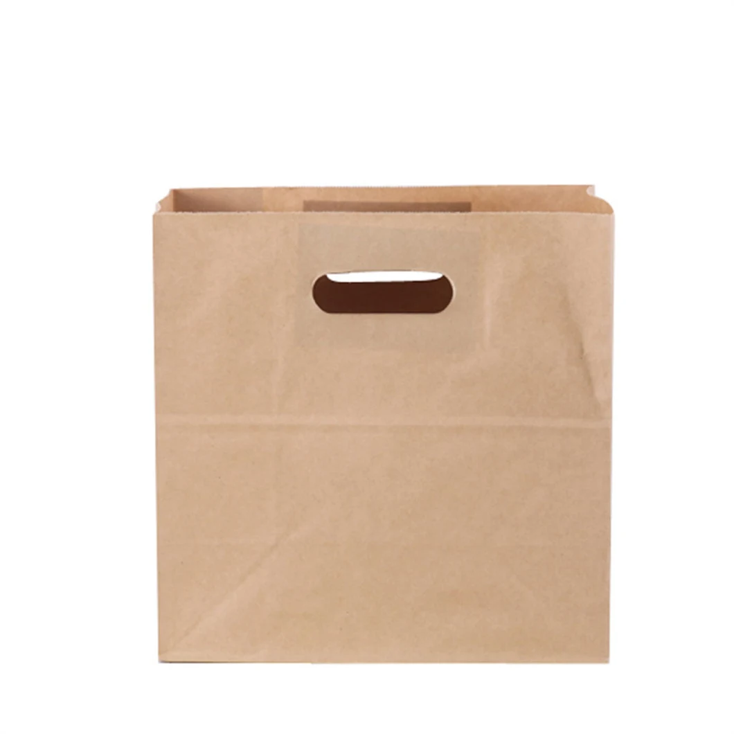 Custom Sac Paper Gift Shopping Handle Die Cut Paper Bag